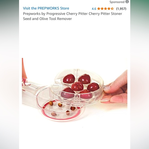 Progresssive 6 Cherry Pitter, Stoner by Prep Works - Picture 10 of 10